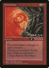 Pyroclasm [Versión 2] (Gran tamaño) [Cartas de gran tamaño] 
