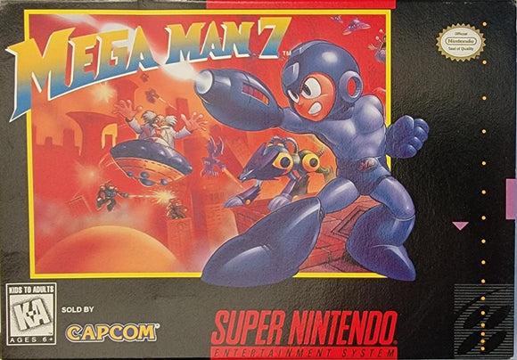 Red Fox Gaming - Hickory - Mega Man 7 - Video Game - Super Nintendo
