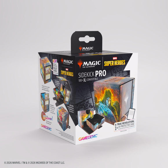 Magic: The Gathering Marvel Superheroes Sidekick Pro 100+ XL Convertible - Doom Reigns Supreme / Loki Laufeyson - GameGenic Deck Boxes