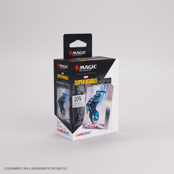 Magic: The Gathering Marvel Superheroes Premium Art Sleeves - Black Panther - GameGenic Card Sleeves