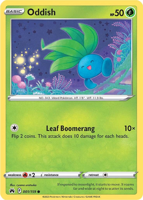 Oddish (001/159) [Espada y escudo: Corona Zenith] 