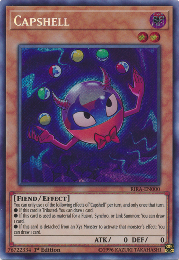 Capshell [RIRA-EN000] Secreto Raro 