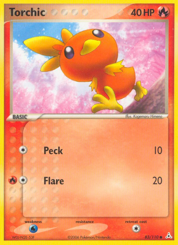 Torchic (83/110) [EX: Fantasmas de Holon] 