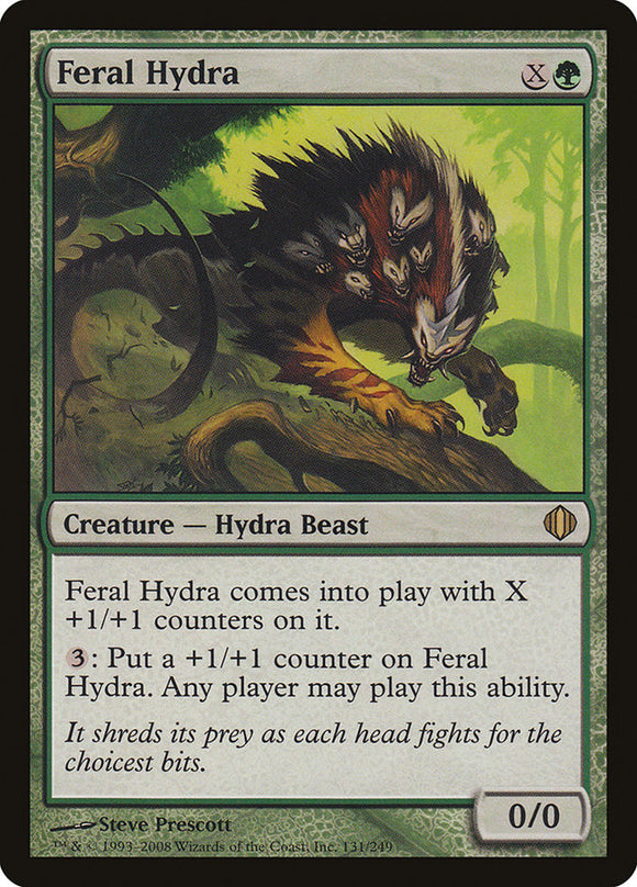 Hidra salvaje (de gran tamaño) [Cartas de gran tamaño] 