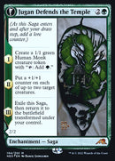 Jugan Defends the Temple // Remnant of the Rising Star [Kamigawa: Neon Dynasty Prerelease Promos]-1