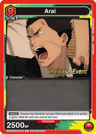 Arai (UE22BT/CSM-1-041) - UE22BT CHAINSAW MAN Release Event