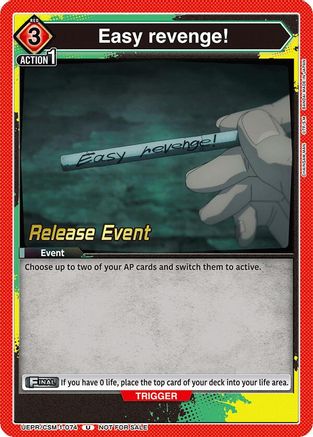 Easy Revenge! (UE22BT/CSM-1-074) - UE22BT CHAINSAW MAN Release Event