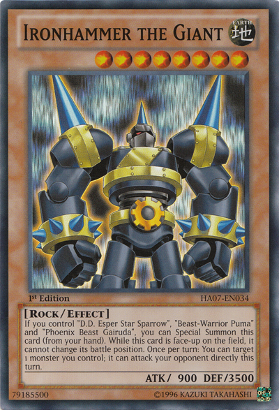Ironhammer el Gigante [HA07-EN034] Súper Raro 
