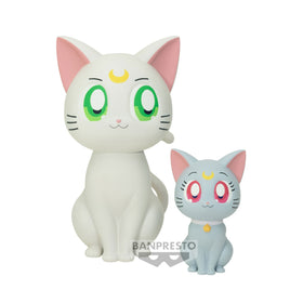 Pretty Guardian Sailor Moon - Artemis & Diana Sofvimates Figure