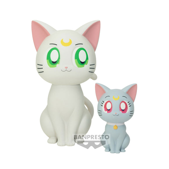 Pretty Guardian Sailor Moon - Artemis & Diana Sofvimates Figure