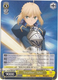 Sable "Excalibur" (FS/S36-E002 RR) [Fate/Stay Night [Unlimited Blade Works] Vol. II] 