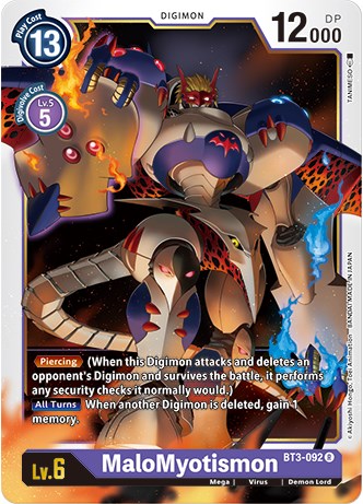 MaloMyotismon [BT3-092] (paquete de revisión 2021) [Lanzamiento de promociones especiales] 