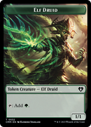 Servo // Elf Druid Double-Sided Token [Commander Masters Tokens]-2
