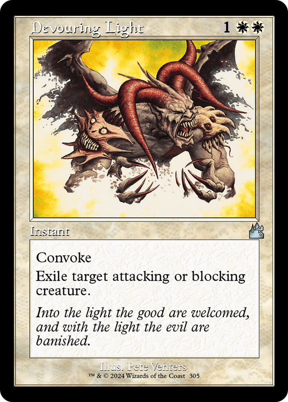 Luz devoradora (fotograma retro) [Ravnica Remastered] 