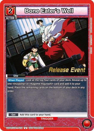 Bone Eater's Well (UEPR/IYS-1-072) - UE23BT Inuyasha Release Event Cards