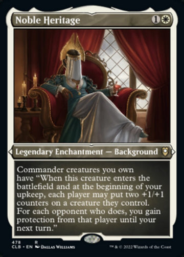 Herencia noble (grabado en lámina) [Commander Legends: Battle for Baldur's Gate] 