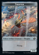 Thopter // Construct (005) Double-Sided Token [The Brothers' War Tokens]-1