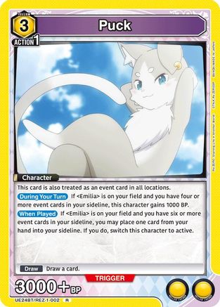 Puck (002) (UE24BT/REZ-1-002) - UE24BT ReZERO Starting Life in Another World Foil
