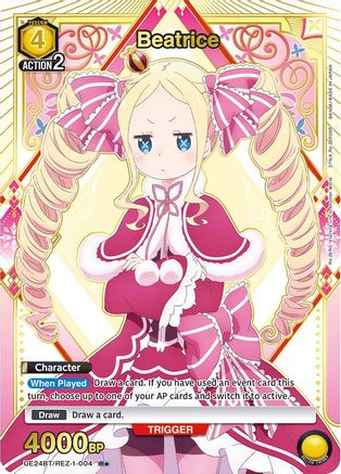 Beatrice (004) (R*) (UE24BT/REZ-1-004) - UE24BT ReZERO Starting Life in Another World Foil
