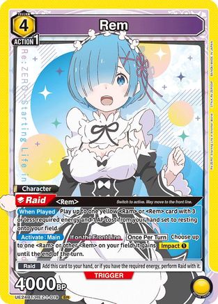 Rem (019) (UE24BT/REZ-1-019) - UE24BT ReZERO Starting Life in Another World Foil