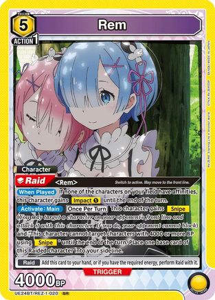 Rem (020) (UE24BT/REZ-1-020) - UE24BT ReZERO Starting Life in Another World Foil