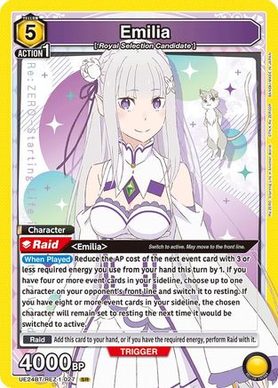 Emilia (027) (UE24BT/REZ-1-027) - UE24BT ReZERO Starting Life in Another World Foil