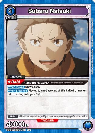 Subaru Natsuki (040) (UE24BT/REZ-1-040) - UE24BT ReZERO Starting Life in Another World Foil