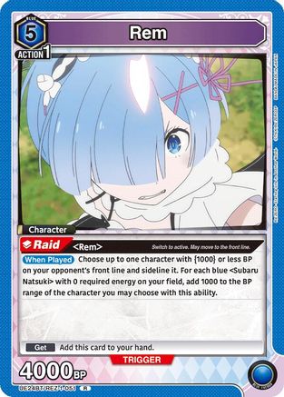 Rem (051) (UE24BT/REZ-1-051) - UE24BT ReZERO Starting Life in Another World Foil