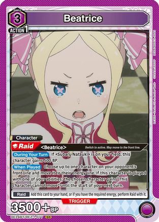 Beatrice (077) (UE24BT/REZ-1-077) - UE24BT ReZERO Starting Life in Another World Foil