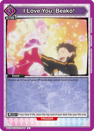 I Love You, Beako! (UE24BT/REZ-1-095) - UE24BT ReZERO Starting Life in Another World