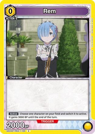 Rem (103) (UE24ST/REZ-1-103) - UE24ST ReZERO Starting Life in Another World Starter Deck