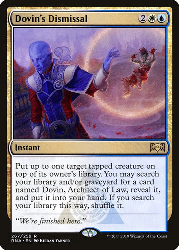 La despedida de Dovin [Lealtad de Ravnica] 
