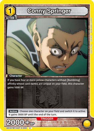 Conny Springer (005) (UEX07BT/AOT-2-005) - UEX07BT Attack on Titan Vol 2
