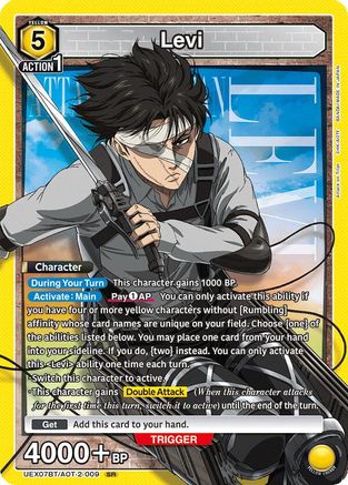Levi (009) (UEX07BT/AOT-2-009) - UEX07BT Attack on Titan Vol 2 Foil