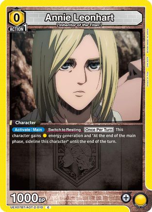 Annie Leonhart (UEX07BT/AOT-2-010) - UEX07BT Attack on Titan Vol 2