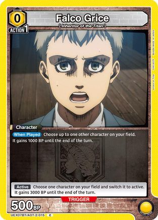 Falco Grice (015) (UEX07BT/AOT-2-015) - UEX07BT Attack on Titan Vol 2