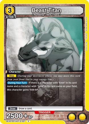 Beast Titan (UEX07BT/AOT-2-027) - UEX07BT Attack on Titan Vol 2