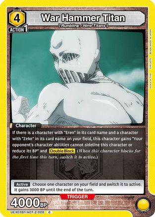 War Hammer Titan (UEX07BT/AOT-2-028) - UEX07BT Attack on Titan Vol 2
