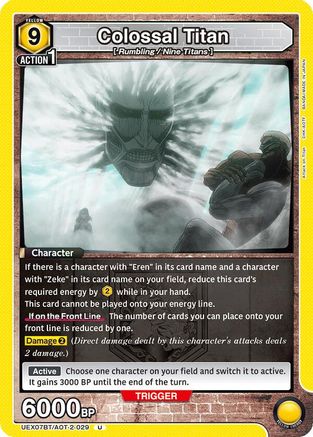 Colossal Titan (UEX07BT/AOT-2-029) - UEX07BT Attack on Titan Vol 2