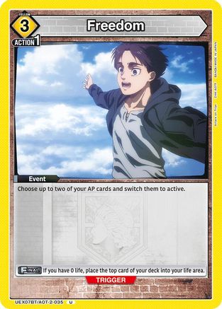 Freedom (UEX07BT/AOT-2-035) - UEX07BT Attack on Titan Vol 2