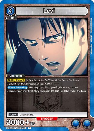 Levi (041) (UEX07BT/AOT-2-041) - UEX07BT Attack on Titan Vol 2 Foil