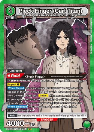 Pieck Finger (Cart Titan) (UEX07BT/AOT-2-056) - UEX07BT Attack on Titan Vol 2 Foil