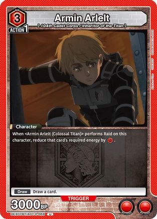 Armin Arlelt (068) (UEX07BT/AOT-2-068) - UEX07BT Attack on Titan Vol 2