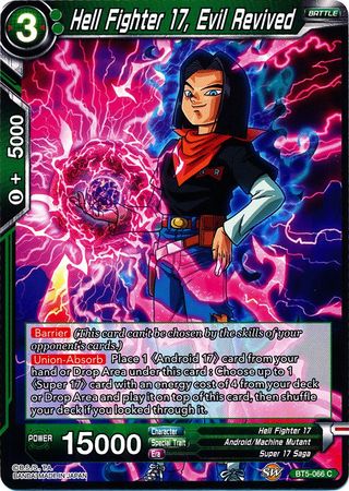Hell Fighter 17, El mal revivió (BT5-066) [Renacimiento milagroso] 