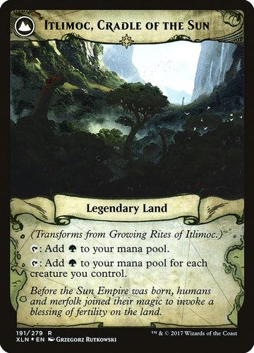 Growing Rites of Itlimoc // Itlimoc, Cradle of the Sun [Ixalan Prerelease Promos] - 0