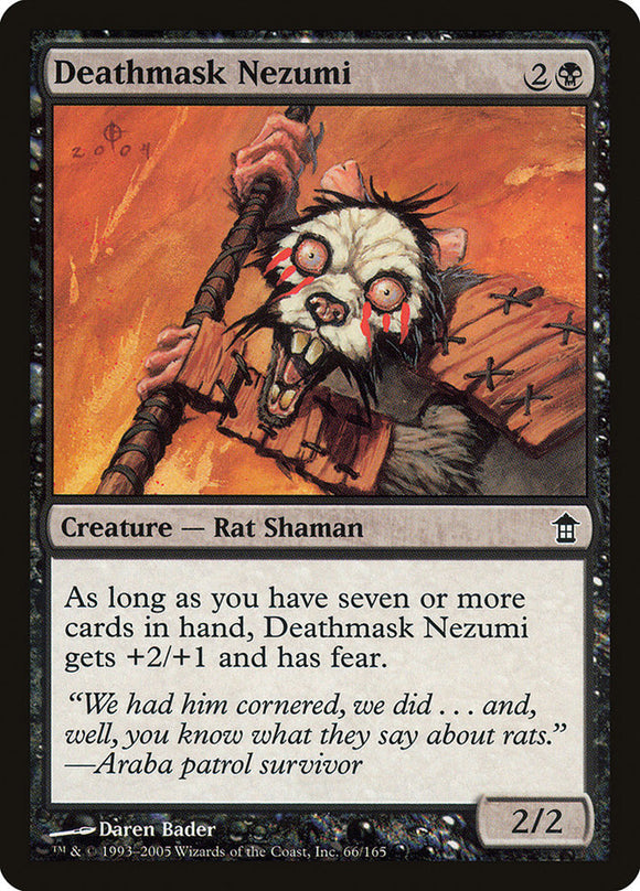 Máscara de muerte Nezumi [Salvadores de Kamigawa] 