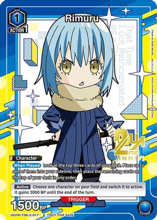Rimuru (017) (UEPR/TSK-2-017) - Union Arena Promotion Cards Foil