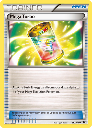 Mega Turbo (86/108) [XY: Cielos rugientes] 