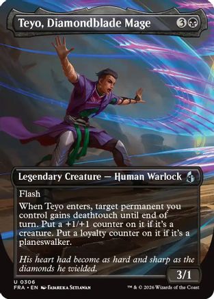 Teyo, Diamondblade Mage (Borderless) [Reality Fracture]