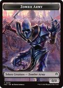 Zombie Army // Goblin Double-Sided Token [Reality Fracture Commander Tokens]-1